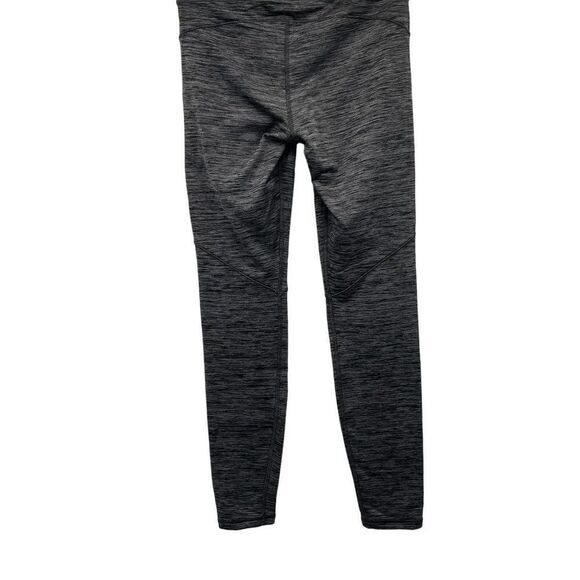 Under Armour Cold Gear Leggings High Waisted Space Dye Gray Full Length Athletic - Picture 6 of 7